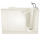 Gelcoat Value Series 30x52 Inch Walk-In Bathtub with Air Spa System - Right Hand Door and Drain, 3052.309.ARL