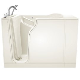 Gelcoat Value Series 30x52 Inch Walk-In Bathtub with Combination Air Spa system and Whirlpool Massage System - Left Hand Door and Drain, 3052.309.CLL