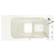 Gelcoat Value Series 30x52 Inch Walk-In Bathtub with Whirlpool Massage System - Right Hand Door and Drain, 3052.309.WRL