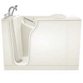 Gelcoat Value Series 30x52 Inch Walk-In Bathtub with Air Spa System - Left Hand Door and Drain, 3052.409.ALL-PC