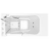 Gelcoat Value Series 30x52 Inch Walk-In Bathtub with Combination Air Spa and Whirlpool Massage System - Left Hand Door and Drain, 3052.409.CLW-PC