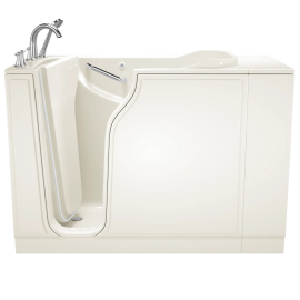 Gelcoat Value Series 30x52 Inch Soaking Walk-In Bathtub - Left Hand Door and Drain, 3052.409.SLL-PC