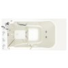 Gelcoat Value Series 30x52 Inch Walk-In Bathtub with Whirlpool Massage System - Left Hand Door and Drain, 3052.409.WLL-PC
