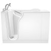 Gelcoat Value Series 30x52 Inch Walk-In Bathtub with Whirlpool Massage System - Left Hand Door and Drain, 3052.409.WLW-PC