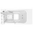 Gelcoat Value Series 30x52 Inch Walk-In Bathtub with Whirlpool Massage System - Left Hand Door and Drain, 3052.409.WLW-PC