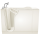 Gelcoat Value Series 30 x 52 -Inch Walk-in Tub With Combination Air Spa and Whirlpool Systems - Left-Hand Drain With Faucet, 3052.509.CLL
