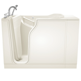 Gelcoat Value Series 30 x 52 -Inch Walk-in Tub With Soaker System - Left-Hand Drain With Faucet, 3052.509.SLL