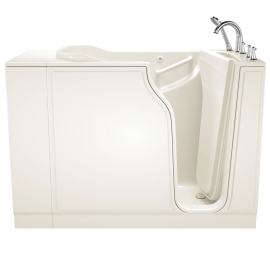 Gelcoat Value Series 30 x 52 -Inch Walk-in Tub With Soaker System - Right-Hand Drain With Faucet, 3052.509.SRL