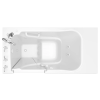 Gelcoat Value Series 30 x 52 -Inch Walk-in Tub With Whirlpool System - Left-Hand Drain With Faucet, 3052.509.WLW