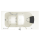 Gelcoat Premium Series 30 x 52 -Inch Walk-in Tub With Combination Air Spa and Whirlpool Systems - Left-Hand Drain, 3052OD.105.CLL-PC