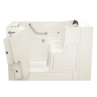 Gelcoat Premium Series 30 x 52 -Inch Walk-in Tub With Combination Air Spa and Whirlpool Systems - Left-Hand Drain, 3052OD.105.CLL-PC