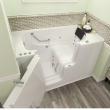 Gelcoat Premium Series 30 x 52 -Inch Walk-in Tub With Combination Air Spa and Whirlpool Systems - Left-Hand Drain, 3052OD.105.CLW-PC