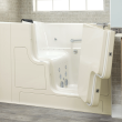 Gelcoat Premium Series 30 x 52 -Inch Walk-in Tub With Combination Air Spa and Whirlpool Systems - Right-Hand Drain, 3052OD.105.CRL-PC