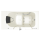 Gelcoat Premium Series 30 x 52 -Inch Walk-in Tub With Combination Air Spa and Whirlpool Systems - Right-Hand Drain, 3052OD.105.CRL-PC