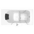 Gelcoat Premium Series 30 x 52 -Inch Walk-in Tub With Soaker System - Right-Hand Drain, 3052OD.105.SRW-PC