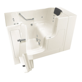 Gelcoat Premium Series 30 x 52 -Inch Walk-in Tub With Whirlpool System - Left-Hand Drain, 3052OD.105.WLL-PC