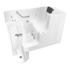 Gelcoat Premium Series 30 x 52 -Inch Walk-in Tub With Whirlpool System - Left-Hand Drain, 3052OD.105.WLW-PC