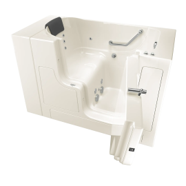 Gelcoat Premium Series 30 x 52 -Inch Walk-in Tub With Whirlpool System - Right-Hand Drain, 3052OD.105.WRL-PC