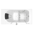 Gelcoat Premium Series 30 x 52 -Inch Walk-in Tub With Whirlpool System - Right-Hand Drain, 3052OD.105.WRW-PC