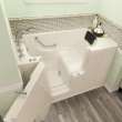 Gelcoat Premium Series 30 x 52 -Inch Walk-in Tub With Air Spa System - Left-Hand Drain With Faucet, 3052OD.109.ALL-PC