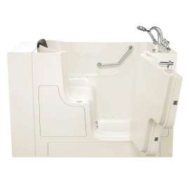 Gelcoat Premium Series 30 x 52 -Inch Walk-in Tub With Air Spa System - Right-Hand Drain With Faucet, 3052OD.109.ARL-PC