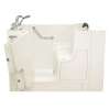 Gelcoat Premium Series 30 x 52 -Inch Walk-in Tub With Soaker System - Left-Hand Drain With Faucet, 3052OD.109.SLL-PC