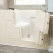 Gelcoat Premium Series 30 x 52 -Inch Walk-in Tub With Soaker System - Right-Hand Drain With Faucet, 3052OD.109.SRL-PC