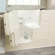 Gelcoat Premium Series 30 x 52 -Inch Walk-in Tub With Whirlpool System - Left-Hand Drain With Faucet, 3052OD.109.WLL-PC