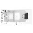 Gelcoat Premium Series 30 x 52 -Inch Walk-in Tub With Whirlpool System - Left-Hand Drain With Faucet, 3052OD.109.WLW-PC