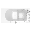 Gelcoat Value Series 30 x 52 -Inch Walk-in Tub With Air Spa System - Right-Hand Drain With Faucet, 3052OD.709.ARW-PC