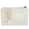 Gelcoat Premium Series 30 x 60 -Inch Walk-in Tub With Combination Air Spa and Whirlpool Systems - Left-Hand Drain, 3060.105.CLL