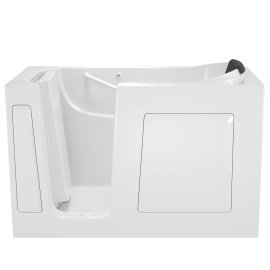 Gelcoat Premium Series 30 x 60 -Inch Walk-in Tub With Combination Air Spa and Whirlpool Systems - Left-Hand Drain, 3060.105.CLW