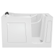 Gelcoat Premium Series 30 x 60 -Inch Walk-in Tub With Combination Air Spa and Whirlpool Systems - Right-Hand Drain, 3060.105.CRW