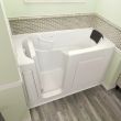 Gelcoat Premium Series 30 x 60 -Inch Walk-in Tub With Whirlpool System - Left-Hand Drain, 3060.105.WLW