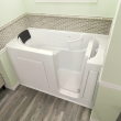 Gelcoat Premium Series 30 x 60 -Inch Walk-in Tub With Whirlpool System - Right-Hand Drain, 3060.105.WRW