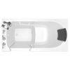 Gelcoat Premium Series 30 x 60 -Inch Walk-in Tub With Air Spa System - Left-Hand Drain With Faucet, 3060.109.ALW
