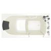 Gelcoat Premium Series 30 x 60 -Inch Walk-in Tub With Air Spa System - Right-Hand Drain With Faucet, 3060.109.ARL