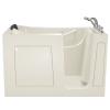Gelcoat Premium Series 30 x 60 -Inch Walk-in Tub With Combination Air Spa and Whirlpool Systems - Right-Hand Drain With Faucet, 3060.109.CRL