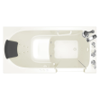 Gelcoat Premium Series 30 x 60 -Inch Walk-in Tub With Combination Air Spa and Whirlpool Systems - Right-Hand Drain With Faucet, 3060.109.CRL