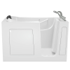 Gelcoat Premium Series 30 x 60 -Inch Walk-in Tub With Combination Air Spa and Whirlpool Systems - Right-Hand Drain With Faucet, 3060.109.CRW