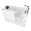 Gelcoat Premium Series 30 x 60 -Inch Walk-in Tub With Combination Air Spa and Whirlpool Systems - Right-Hand Drain With Faucet, 3060.109.CRW