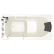 Gelcoat Premium Series 30 x 60 -Inch Walk-in Tub With Whirlpool System - Left-Hand Drain With Faucet, 3060.109.WLL