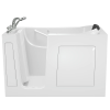 Gelcoat Premium Series 30 x 60 -Inch Walk-in Tub With Whirlpool System - Left-Hand Drain With Faucet, 3060.109.WLW