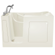 Gelcoat Value Series 30x60 Inch Walk-In Bathtub with Air Spa System - Left Hand Door and Drain, 3060.309.ALL