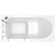 Gelcoat Value Series 30x60 Inch Walk-In Bathtub with Combination Air Spa and Whirlpool Massage System - Left Hand Door and Drain, 3060.309.CLW