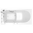 Gelcoat Value Series 30x60 Inch Walk-In Bathtub with Air Spa System - Left Hand Door and Drain, 3060.409.ALW-PC