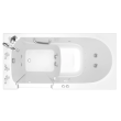 Gelcoat Value Series 60x30-Inch Walk-In Bathtub with Combination Whirlpool and Air Spa System - Left Hand Door and Drain, 3060.409.CLW-PC