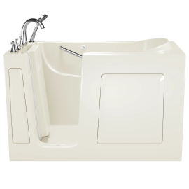 Gelcoat Value Series 30x60 Inch Soaking Walk-In Bathtub - Left Hand Door and Drain, 3060.409.SLL-PC