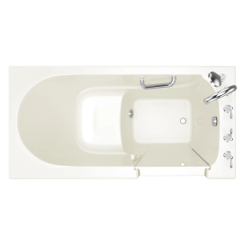 Gelcoat Value Series 30x60 Inch Soaking Walk-In Bathtub - Right Hand Door and Drain, 3060.409.SRL-PC
