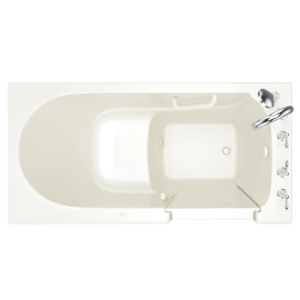 Gelcoat Value Series 30 x 60 -Inch Walk-in Tub With Air Spa System - Right-Hand Drain With Faucet, 3060.509.ARL